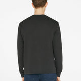 FRAME - Duo Fold Long Sleeve Crew -- Noir