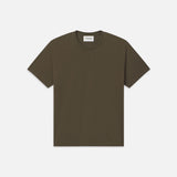 FRAME Logo Tee -- Dark Olive