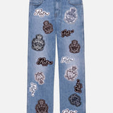 FRAME - Ritz Men's Wide Leg Jean -- Saint-Rustique