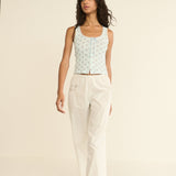DOEN - LOIS TANK - - SKY PETIT POSY CALICO