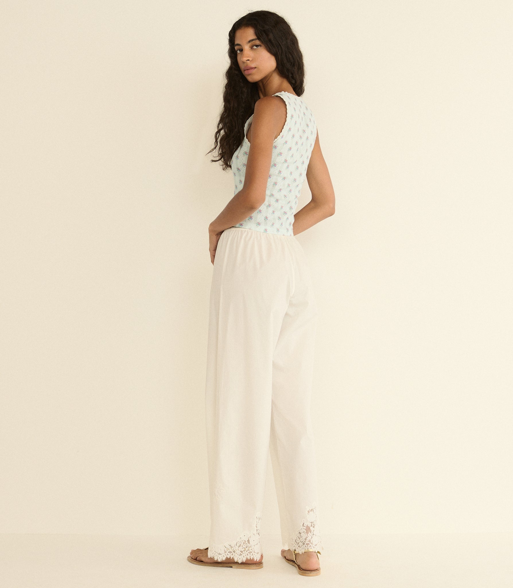 DOEN - LOIS TANK - - SKY PETIT POSY CALICO