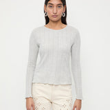 Loeffler Randall - Lolo Pointelle Long-Sleeve
