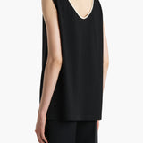 Khaite - Longo Top in Cream and Black