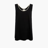 Khaite - Longo Top in Cream and Black