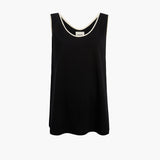 Khaite - Longo Top in Cream and Black