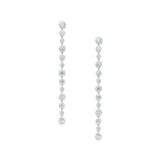 Dorsey - LONG SYLVIE RIVIÈRE EARRINGS IN MOISSANITE, STERLING SILVER
