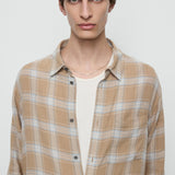 FRAME - Plaid Shirt -- Beige Plaid
