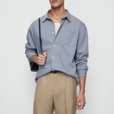 FRAME - Relaxed Denim Shirt -- Smoky Blue