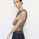 TWP - Chloe Top with Sequin on Netting