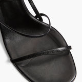Khaite - Loop Sandal in Black Leather