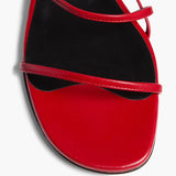 Khaite - Loop Flat Sandal in Rebel Leather