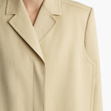 Khaite - Lorel Coat in Natural