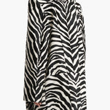 Khaite - Lorel Coat in Zebra Print Haircalf