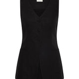 Posse - LORENZO TAILORED VEST - BLACK