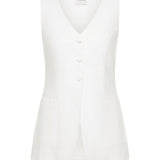 Posse - LORENZO TAILORED VEST - IVORY