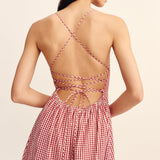 Posse - LORI DRESS - RED GINGHAM