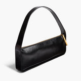 Khaite - Lori Baguette Bag in Black Crackle Patent Leather