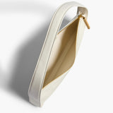 Khaite - Lori Baguette Bag in Cream Crackle Patent Leather