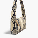Khaite - Lori Baguette Bag in Natural Python-Embossed Leather