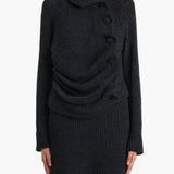 Khaite - Lorrai Cardigan in Black