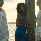 DÔEN - LORRAINE DRESS -- BLUE TOURMALINE