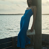 DÔEN - LORRAINE DRESS -- BLUE TOURMALINE