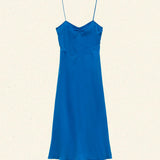 DÔEN - LORRAINE DRESS -- BLUE TOURMALINE