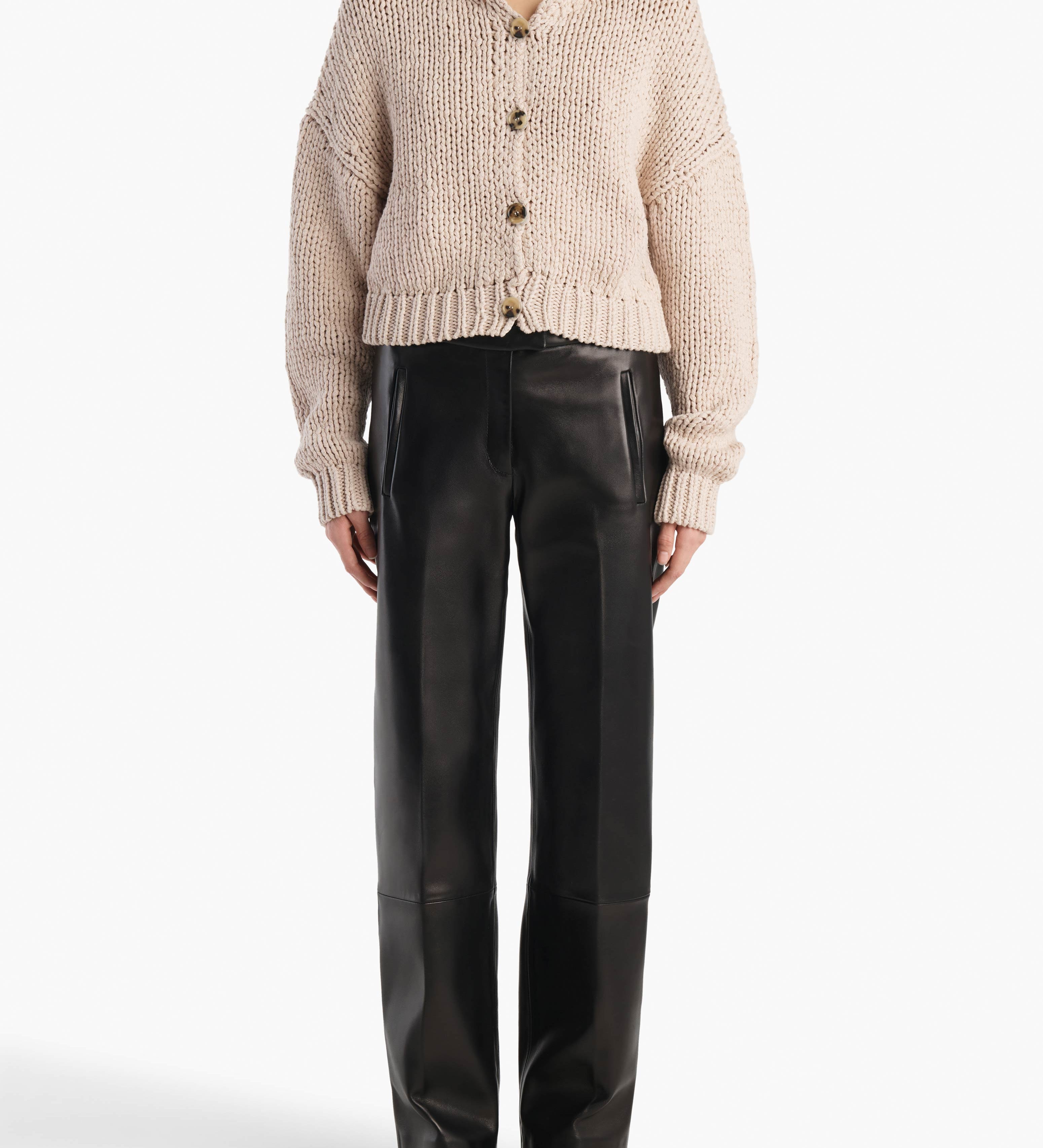 Khaite - Lotta Cardigan in Parchment