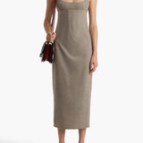 Khaite - Lotte Dress in Sepia