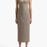 Khaite - Lotte Dress in Sepia