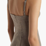 Khaite - Lotte Dress in Sepia