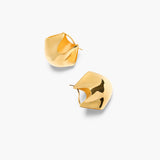 Khaite - Medium Lotus Earrings in Gold