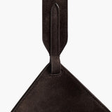 Khaite - Mini Lotus Tote in Dark Brown Suede