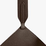 Khaite - Mini Lotus Tote in Espresso Pebbled Leather