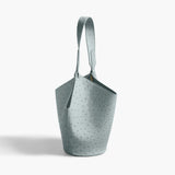 Khaite - Mini Lotus Tote in Frost Ostrich