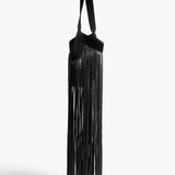 Khaite - Nano Lotus Fringe Tote in Black