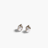 Khaite - Small Lotus Earrings in Silver