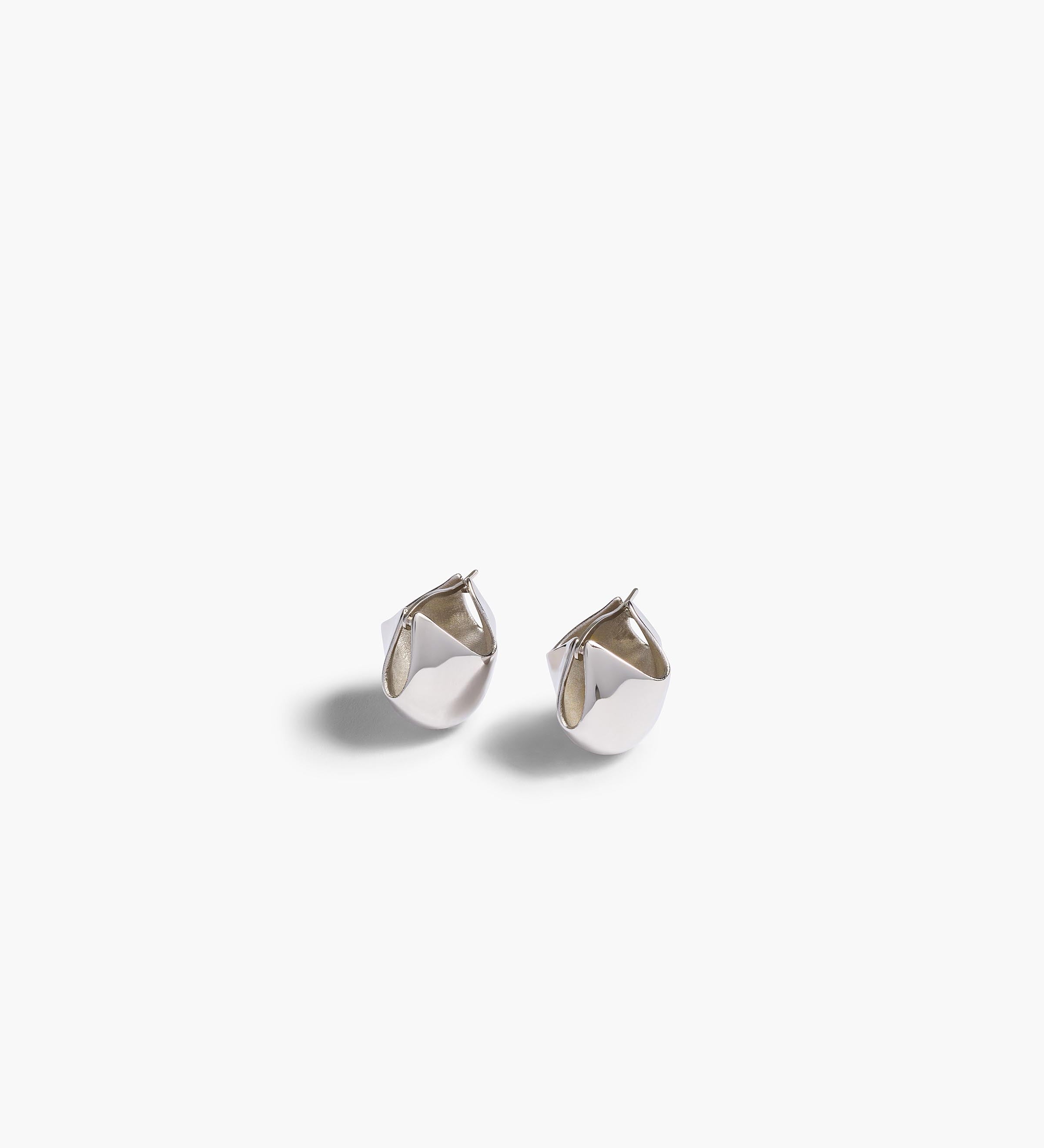 Khaite - Small Lotus Earrings in Silver