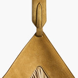 Khaite - Small Lotus Fringe Tote in Mud Suede