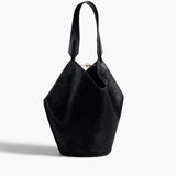 Khaite - Small Lotus Tote in Black Haircalf