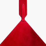 Khaite - Medium Lotus Tote in Ruby Suede