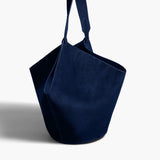 Khaite - Medium Lotus Tote in Midnight Suede