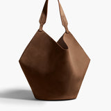 Khaite - Medium Lotus Tote in Cedar Suede