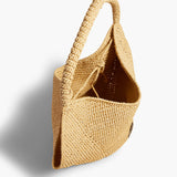 Khaite - Medium Lotus Tote in Natural Raffia