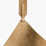 Khaite - Small Lotus Tote in Mud Suede