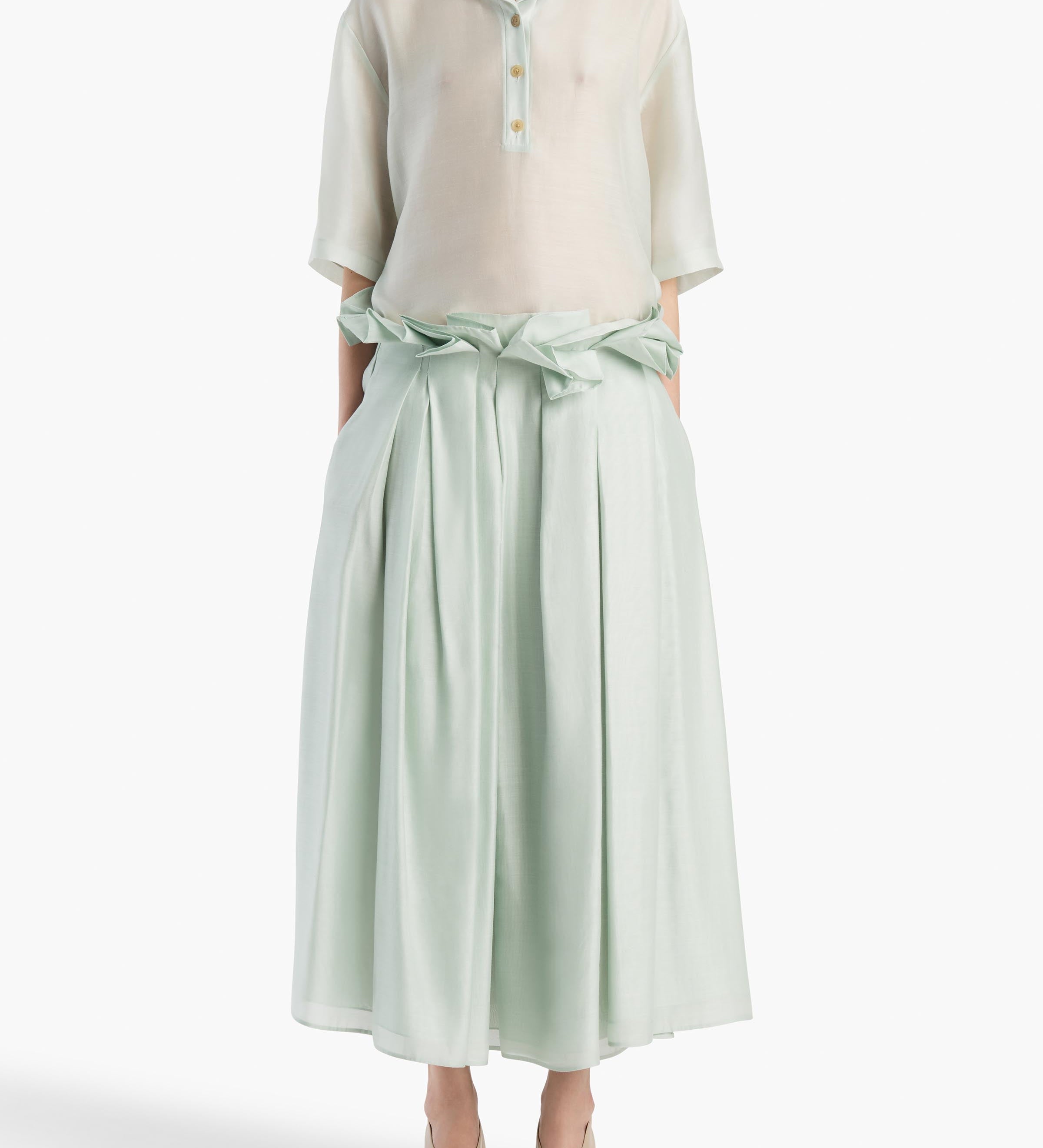 Khaite - Loucin Top in Ice Green
