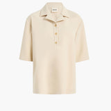 Khaite - Loucin Top in Ivory Glow