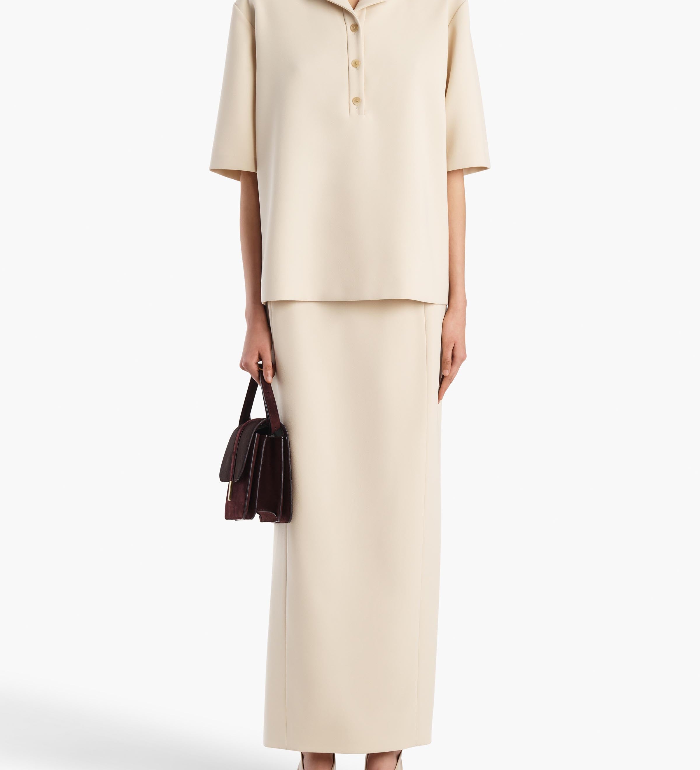 Khaite - Loucin Top in Ivory Glow