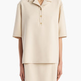 Khaite - Loucin Top in Ivory Glow