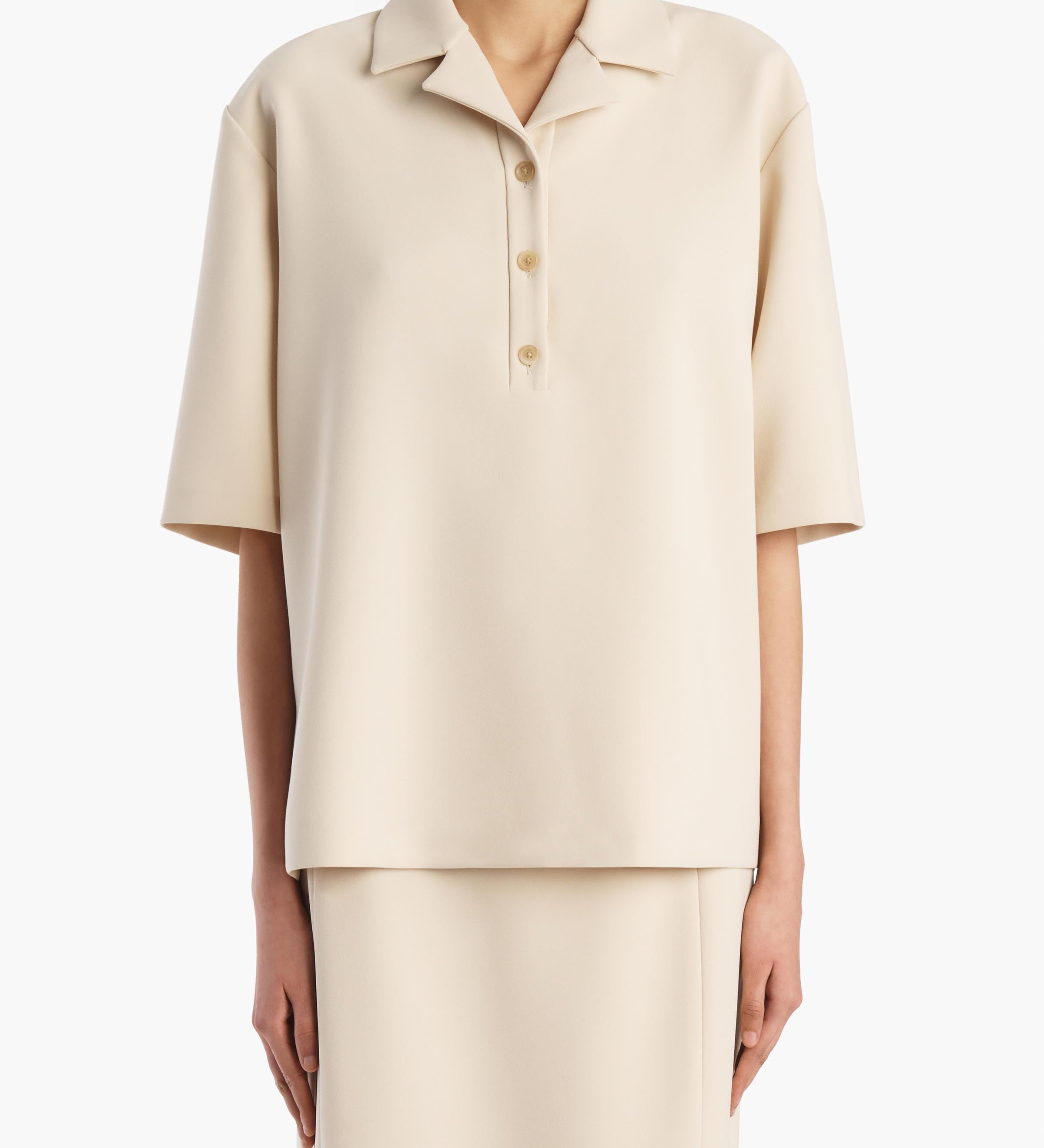 Khaite - Loucin Top in Ivory Glow